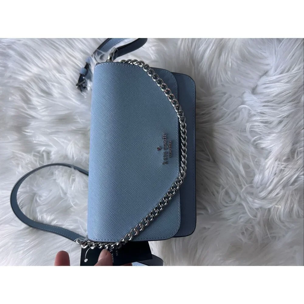 Kate Spade light blue crossbody MADISON WILLOW MINI NEW retail $299